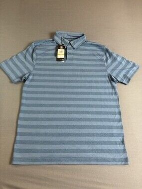 Under Armour mens Charged Cotton Scramble Stripe Golf Polo Size S
